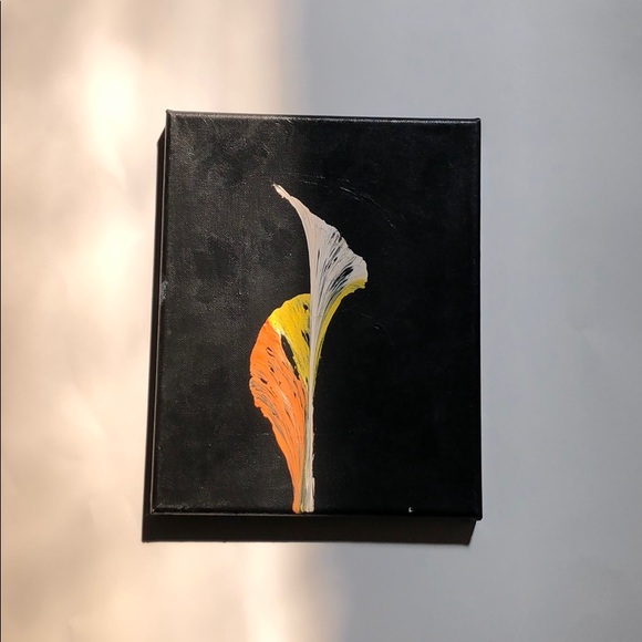 Unique flower twist canvas - Picture 3 of 3